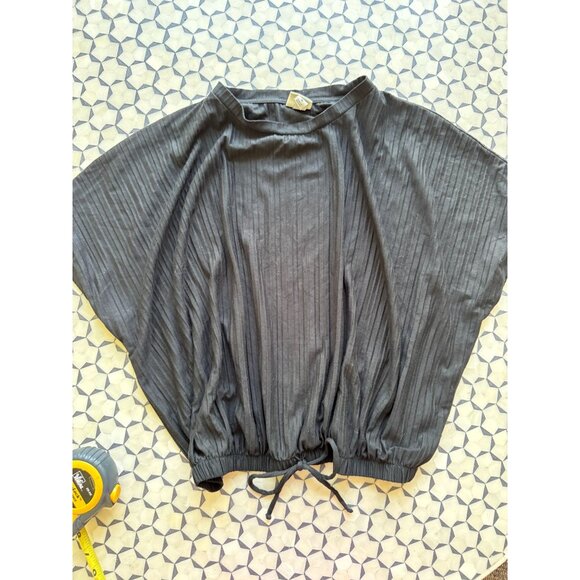 One A Day Black Drawstring Dolman Top – Size Medium - Picture 1 of 9